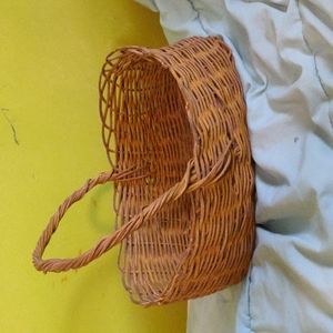 Hand woven basket